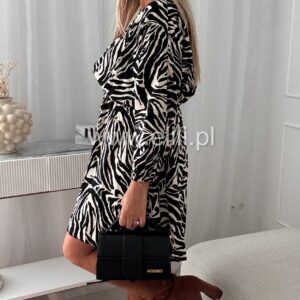 Alternative view of Sukienka Dorota zebra