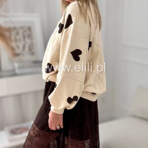 Alternative view of Bluza heart ecru