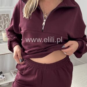 Alternative view of Komplet zip bordo