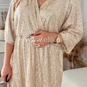 Alternative view of Sukienka Rebecca plus size szampańska