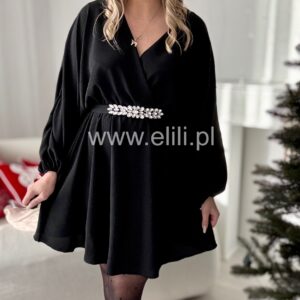 Alternative view of Sukienka Kalina gładka czarna