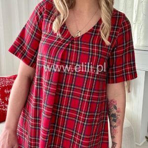 Alternative view of Sukienka Holy czerwona kratka