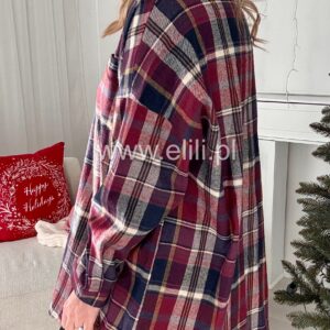 Alternative view of Koszula w krate plus size krata