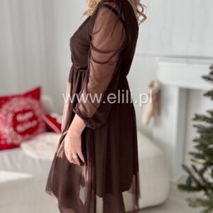 Alternative view of Sukienka Tamara czekolada