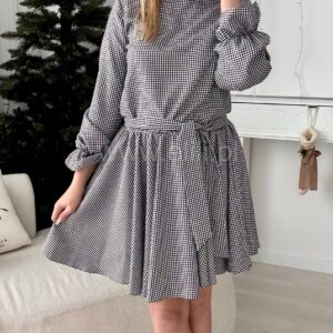 Alternative view of Sukienka Otylia pepitka