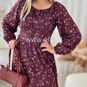 Alternative view of Sukienka Azalia burgund