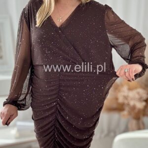 Alternative view of Sara Plus size shine czekolada