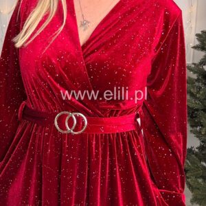 Alternative view of Sukienka Carmen bordo