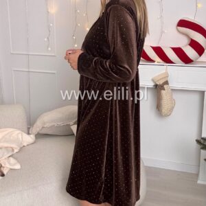 Alternative view of Sukienka Gracja czekolada