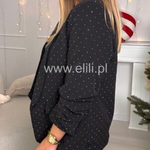 Alternative view of Marynarka Zarka shine czarna