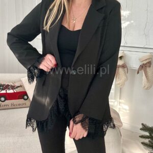 Alternative view of Marynarka koronka czarna