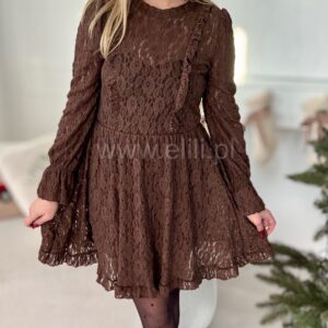 Alternative view of Sukienka Kornelia czekolada