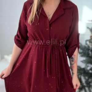 Alternative view of Sukienka Zonda bordo