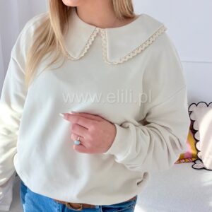 Alternative view of Bluza z kołnierzykiem ecru