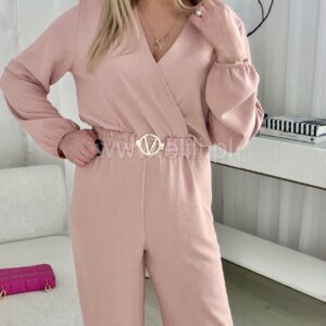 Alternative view of Kombinezon gładki  puder standard