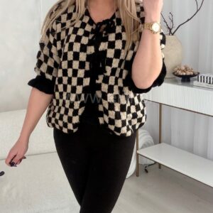 Alternative view of Sweter z kokardkami czarny