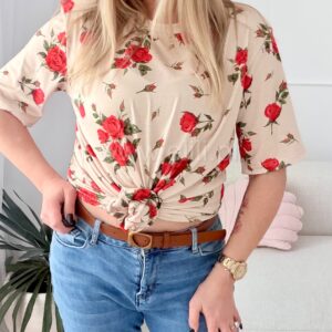 Alternative view of T-shirt Róża beż