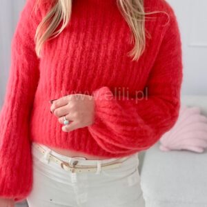 Alternative view of Sweter moherowy Cloudly orange