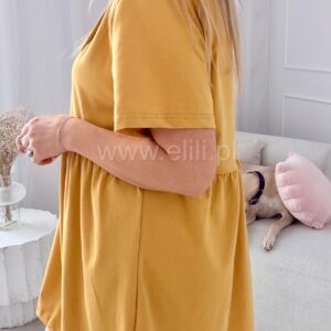 Alternative view of Sukienka Letycja musztarda