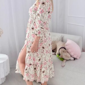 Alternative view of Sukienka Ewa wiskoza ecru