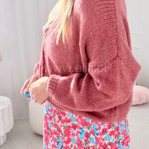 Alternative view of Sweter Button morelowa