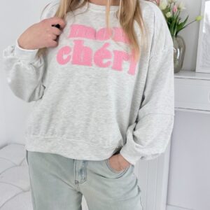 Alternative view of Bluza mon Cheri szary melanż