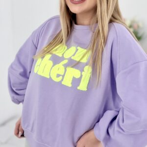 Alternative view of Bluza mon Cheri lila