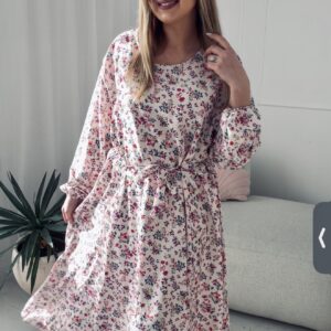 Alternative view of Sukienka Zana plus size kwiatuszki