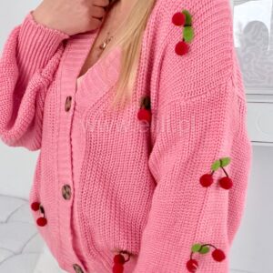 Alternative view of Sweter Cherry cherry Lady malina