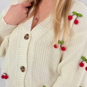 Alternative view of Sweter Cherry cherry Lady śmietanka