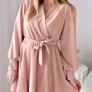 Alternative view of Sukienka Christi pudrowy róż