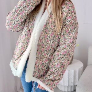 Alternative view of Bomberka DWUSTRONNA Z WIĄZANIEM śmietankowa