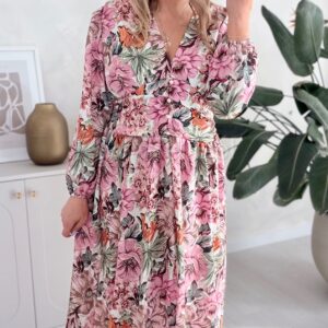 Alternative view of Sukienka Primigi maxi w duze kwiaty