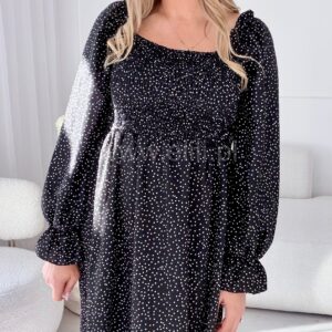 Alternative view of Sukienka Milano mini czarna w kropeczki