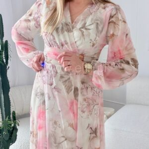 Alternative view of Sukienka Lotta pudrowa