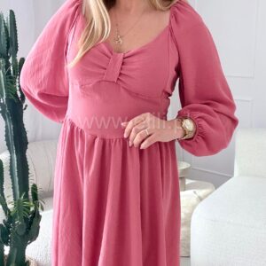 Alternative view of Sukienka Dora plus size brudny róż