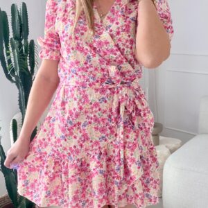 Alternative view of Sukienka Laura kolorowa łączka