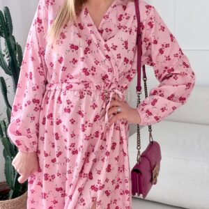 Alternative view of Sukienka Nastia różowa