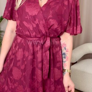 Alternative view of Sukienka Nel bordo plus size