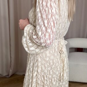 Alternative view of Sukienka Alma plus size beż