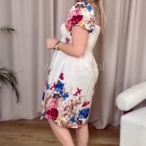 Alternative view of Sukienka Flower ecru