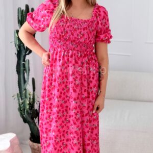 Alternative view of Sukienka Milano midi malinowa