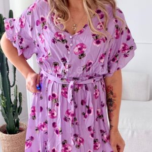 Alternative view of Sukienka Juli fioletowa