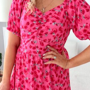 Alternative view of Sukienka Marina malinowa