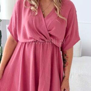 Alternative view of Sukienka Kalina brudny róż