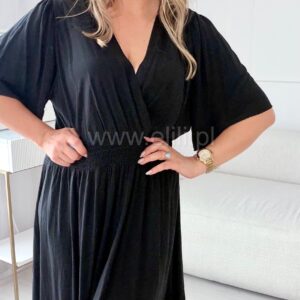 Alternative view of Sukienka Sal plus size czarna
