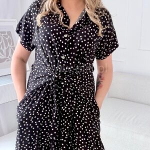 Alternative view of Sukienka Alex czarna plus size czarna
