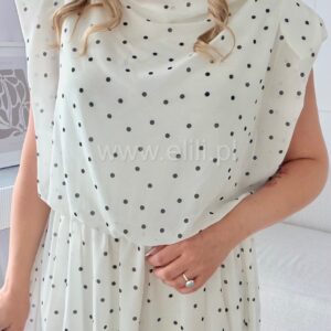 Alternative view of Sukienka Ami plus size biała