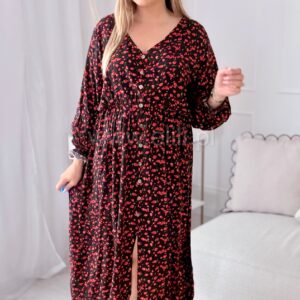 Alternative view of Sukienka Arleta plus size czarna