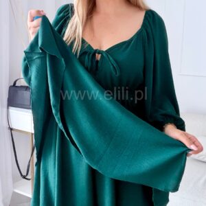 Alternative view of Kombinezon plus size - sukienka butelkowa